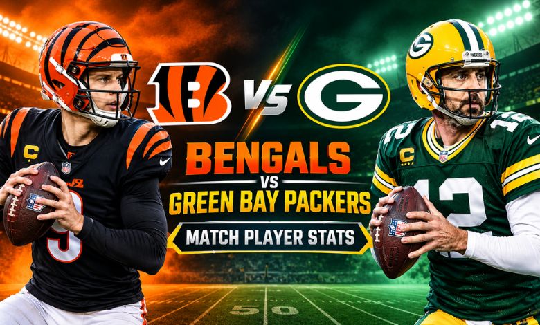 Bengals vs Green Bay Packers Match Player Stats