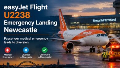 easyJet Flight U2238 Emergency Landing Newcastle