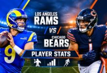 Los Angeles Rams vs Chicago Bears Match Player Stats