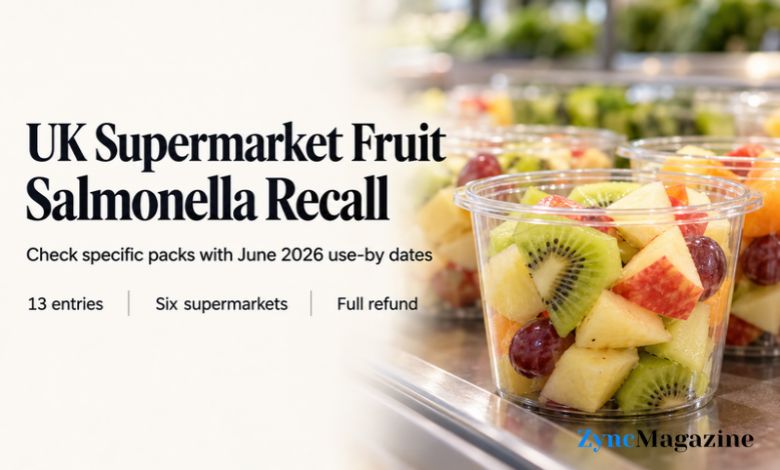 UK Supermarket Fruit Salmonella Recall