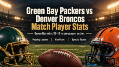 Green Bay Packers vs Denver Broncos Match Player Stats