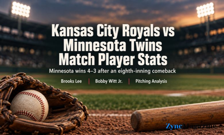Kansas City Royals vs Minnesota Twins Match Player Stats